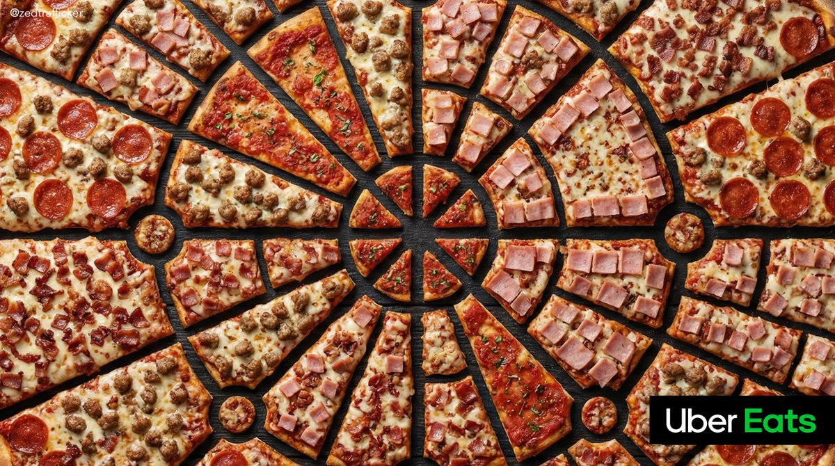 ZedTrafficker's tweet image. maps @OneMinuteBriefs Brief of the Day: Create posters to advertise #PizzaDelivery for #NationalPizzaDay @UberEats