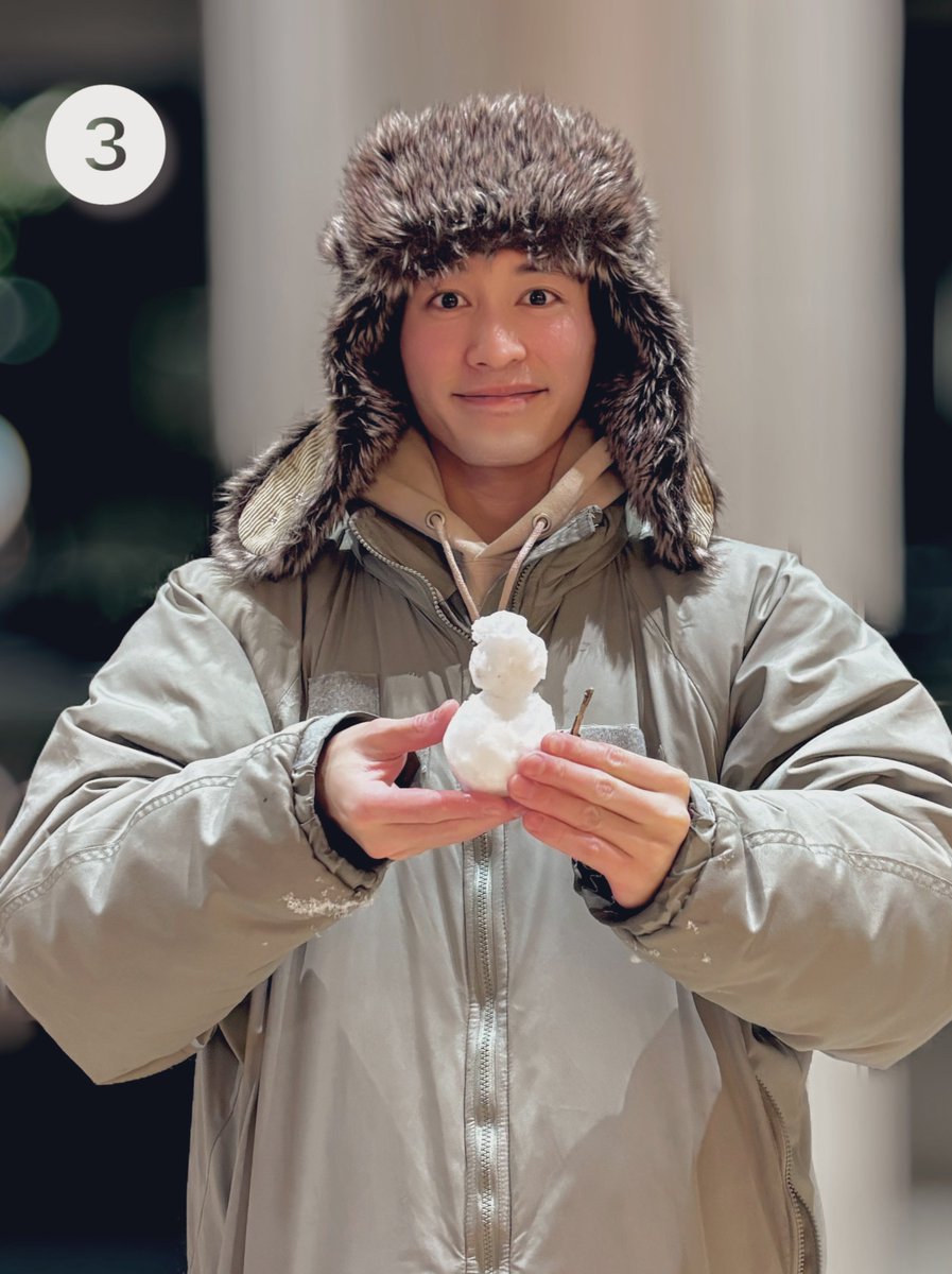 BB2026official's tweet photo. ❤️❄️結果発表❄️💙

❶#島太星 エディ☃️🌱
❷#渡邉蒼 ミッキー☃️👃
❸#小林亮太 ミッキー☃️🧢
❹#山田健登 エディ☃️💪

でした👬❣️
(見事当選された方には☃️をプレゼント…としたいところですが、溶けて跡形もなくなっていました…🫠💦)

#ブラッド・ブラザーズ 
#ブラッドブラザーズ
#BB2026 https://t.co/879cMFcGEc