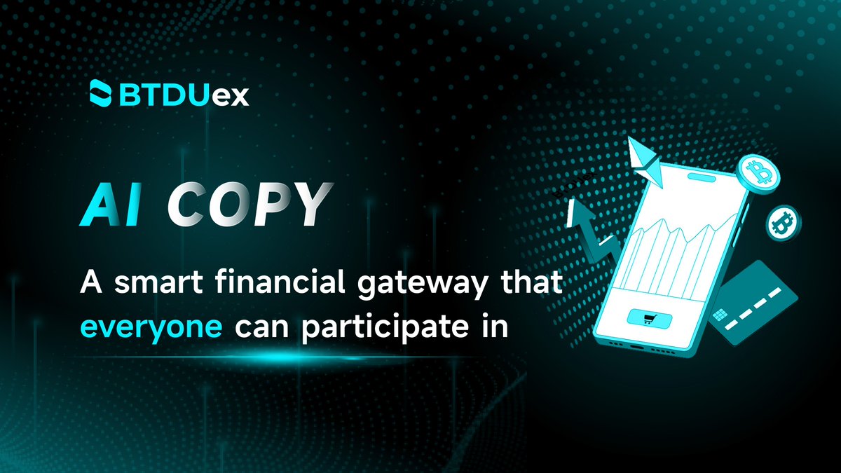 🤖 AI COPY, an evolving trading system.

• AI-powered automatic decision-making
• Strict risk control, fully traceable
• One-click activation, adaptable to different market cycles

#AICOPY #AITrading #BTDUex #CryptoBasics
