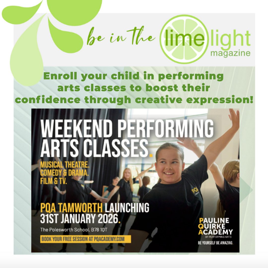 🎬 Transform your child's creative spirit into confidence! 🌟 Join the Pauline Quirke Academy performing arts program and help them express themselves in new and exciting ways! 🎭💖 
.
pqacademy.com
.
#CreativeExpression #ConfidenceBuilding #PerformingArts