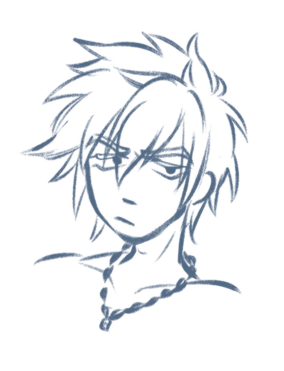 random grey sketch for my return 

#fairytail #GrayFullbuster