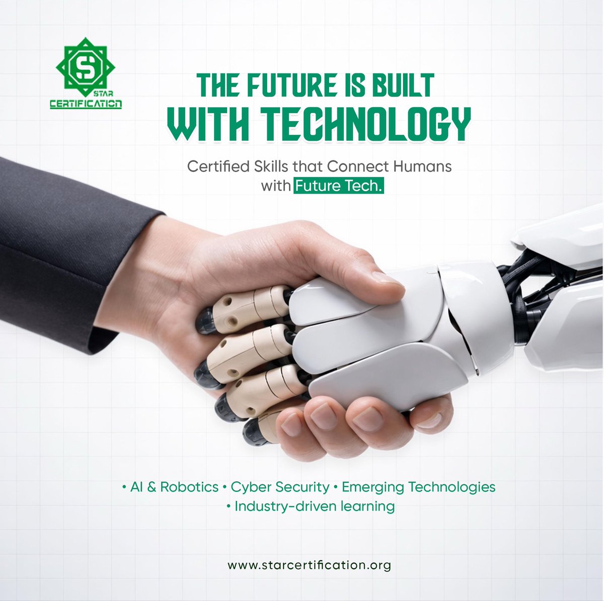DKherani's tweet photo. THE FUTURE IS BUILT WITH TECHNOLOGY
•AI • Robotics • Cyber Security • Emerging Technologies
•Industry‑driven learning

🔗 https://t.co/y9WOUT7jhM

#StarCertification #FutureTech #AI #Robotics #CyberSecurity #EmergingTech #IndustryLearning #SkillDevelopment #TechFuture https://t.co/GVMsF0Vv3B