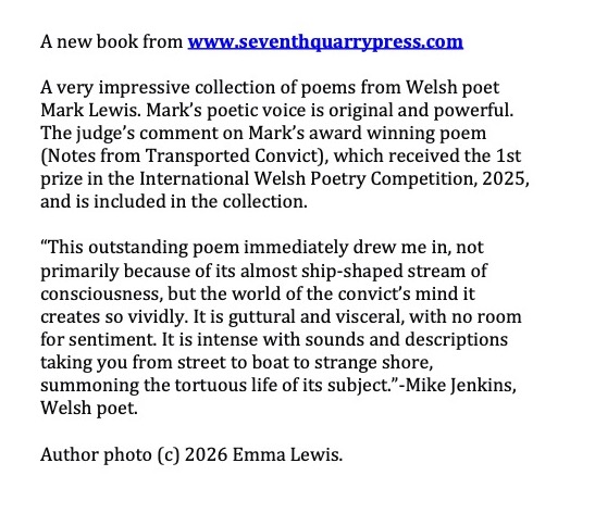 The Seventh Quarry/Swansea Poetry Magazine & Press tweet media