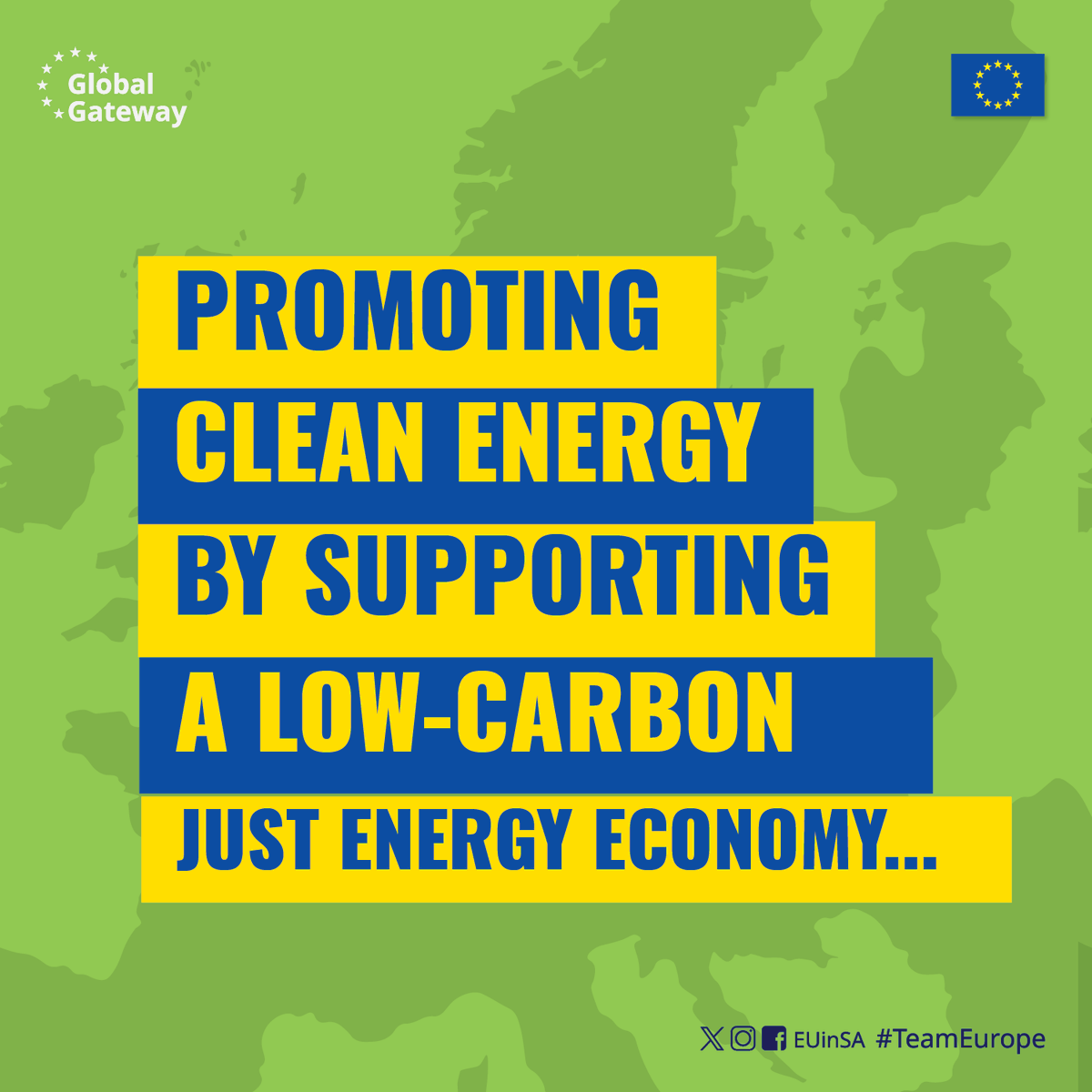 EUinSA's tweet photo. South Africa's Just Energy Transition is underway! ⚡ Launched at COP26, the JET is mobilizing $9.3 billion to shift the country from coal to cleaner energy. T🇿🇦🤝🇪🇺 #JETP #JustEnergyTransition #EuinSA #Sisonke #Global Gateway #COP26 #ClimateAction
https://t.co/rB8A3dc6XQ https://t.co/P68ddtbo3F