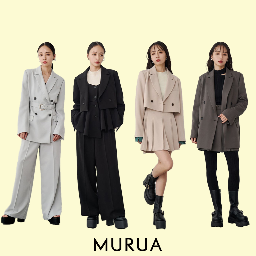 毎年大人気♡ 本日発売のジャケットセットアップシリーズ🦢🫧 ショート