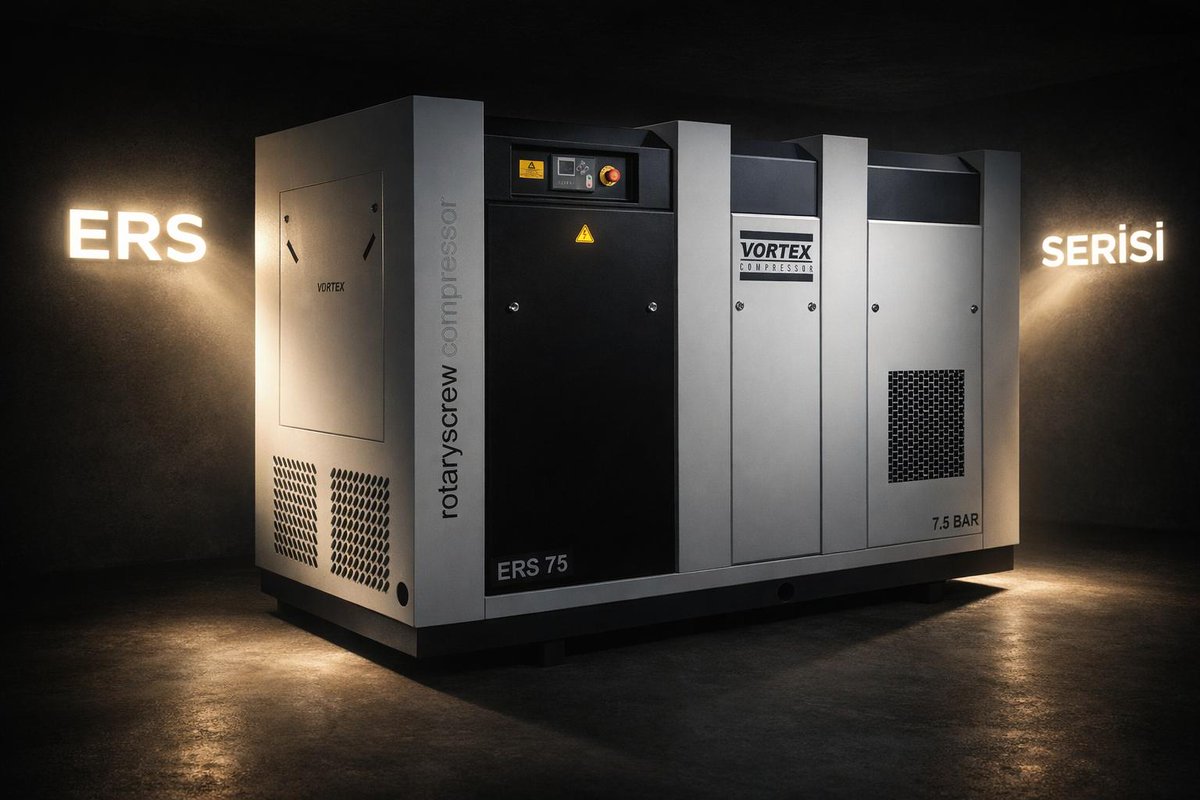 KompresorVortex's tweet photo. Global Basınçlı Hava Çözümleri Tedarikçiniz VORTEX COMPRESSOR. Kayış-kasnak, Direkt Akuple, İnvertörlü seçenekleriyle ERS serisi. 

Detaylar için web sitemizi ziyaret edebilirsiniz.

#compressor #Kompresör #Kompresörbakimi https://t.co/5UYjQ3mk1m