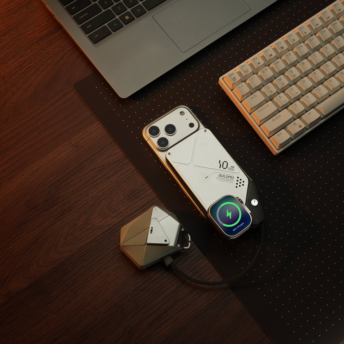 aulumu_official's tweet image. One power bank to handle all your devices — aulumu M10 power bank

#aulumu #powerbank #magsafe #wirelesscharging #iphone17