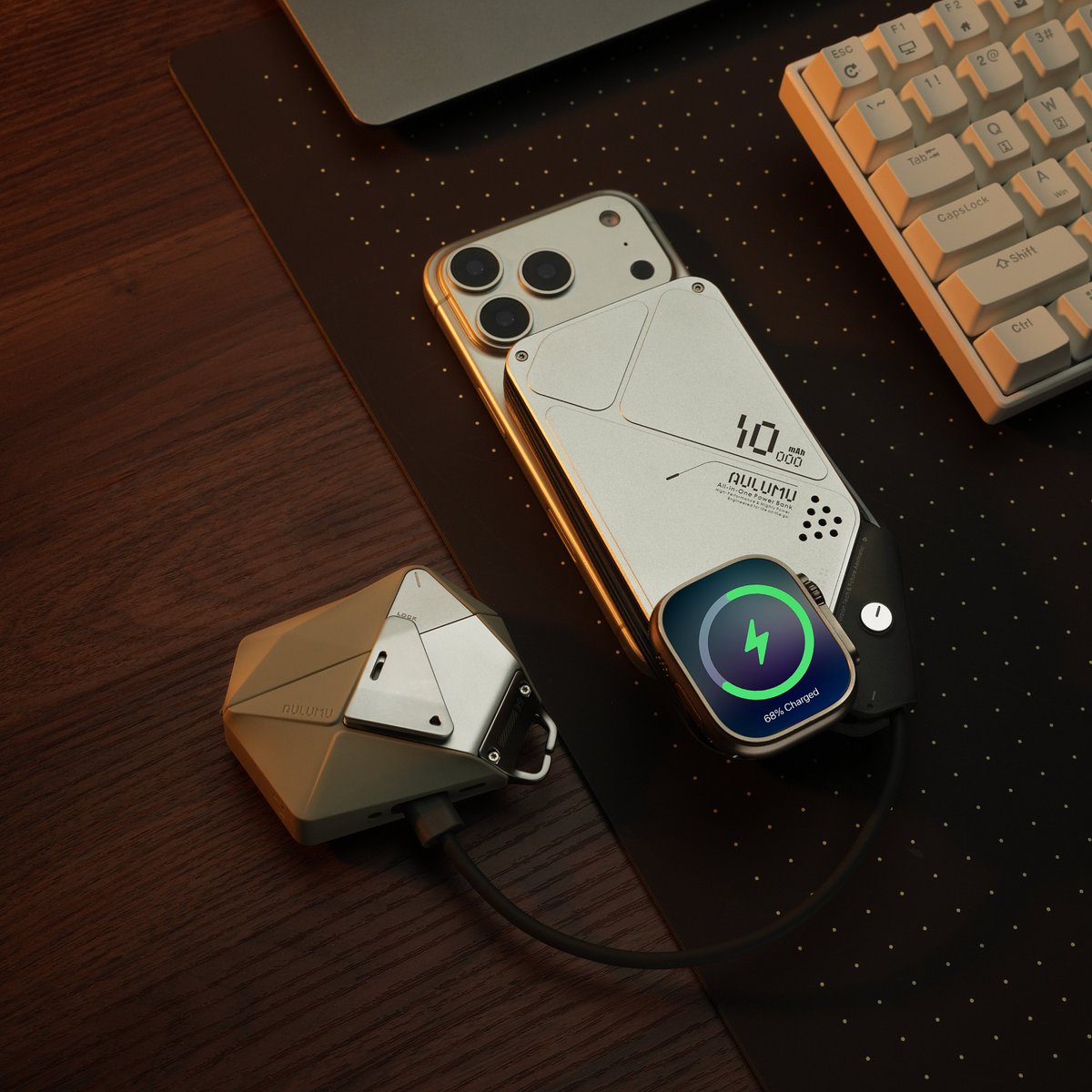 aulumu_official's tweet image. One power bank to handle all your devices — aulumu M10 power bank

#aulumu #powerbank #magsafe #wirelesscharging #iphone17