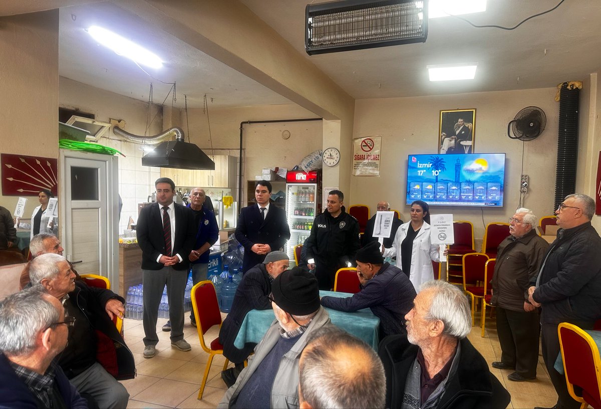etti. Vatandaşlarla birebir sohbet edilerek sigaranın insan sağlığı üzerindeki olumsuz etkileri anlatıldı, sigarayı bırakmanın önemi vurgulandı. Kaymakamımız, sahada görev yapan personele eşlik ederek çalışmalara destek verdi.