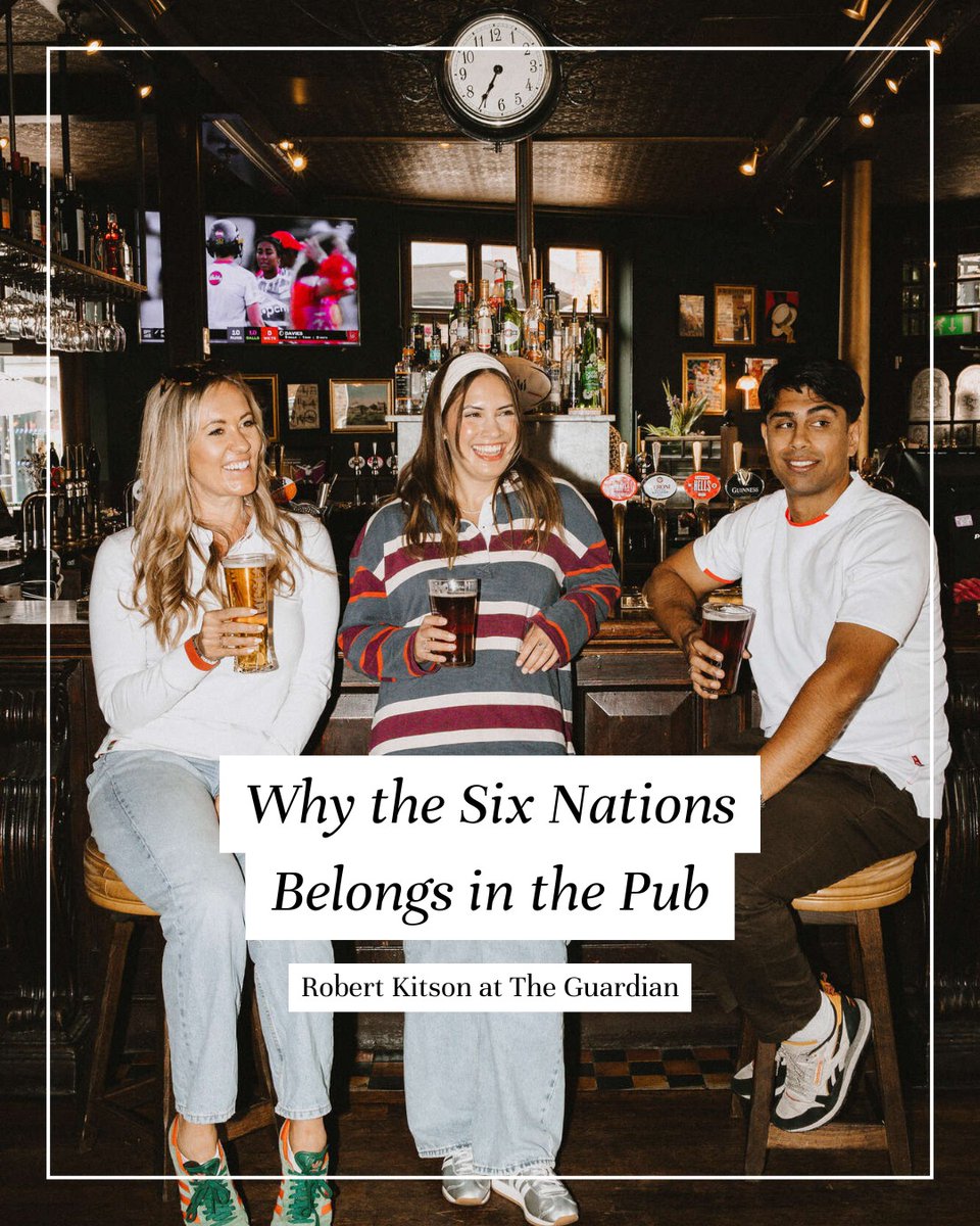 There’s a reason everyone ends up at the pub 🍻

Read the full blog at bit.ly/3OuzPmR 

#TheRugbyLove #SixNationsRugby