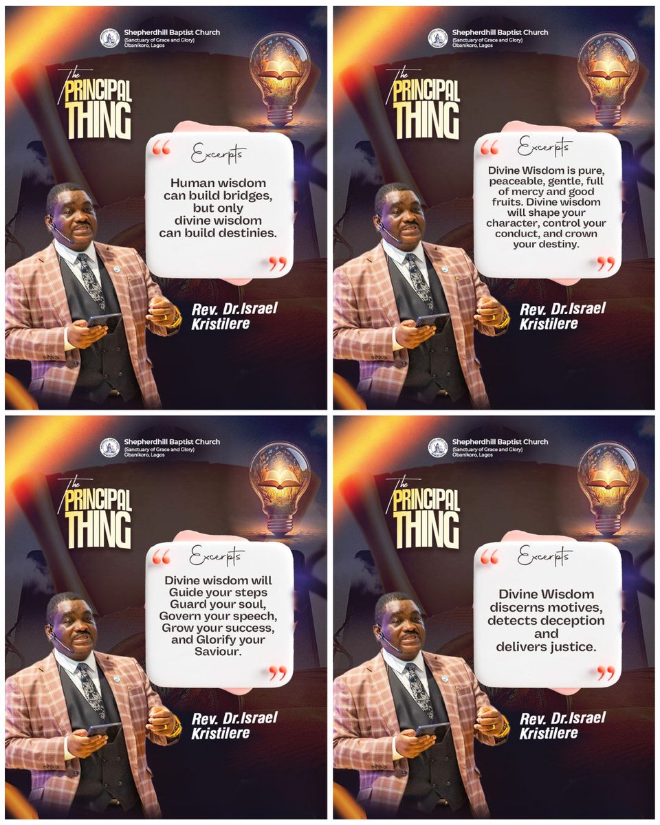 Shepherdhill_BC's tweet photo. The Principal Thing.
#YearOfTripleExaltation #ThePrincipalThing #MessageExcerpts https://t.co/Asi7M3281K