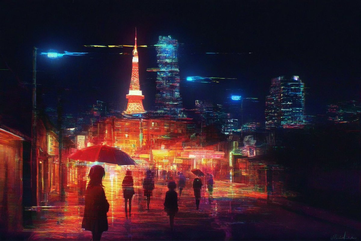 TOKYO #stablediffusion #AIイラスト︎