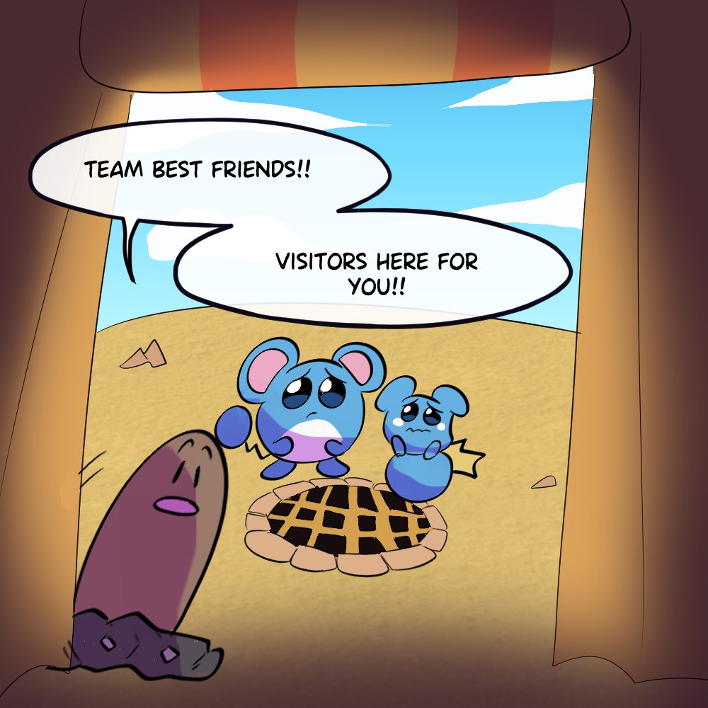 chubledoobles's tweet photo. Oops, posted with a missing panel earlier!! Here's the full thing! #pmd2 #teambestfriends #phanpy #skitty
1/2 https://t.co/OoQEO46Q2O
