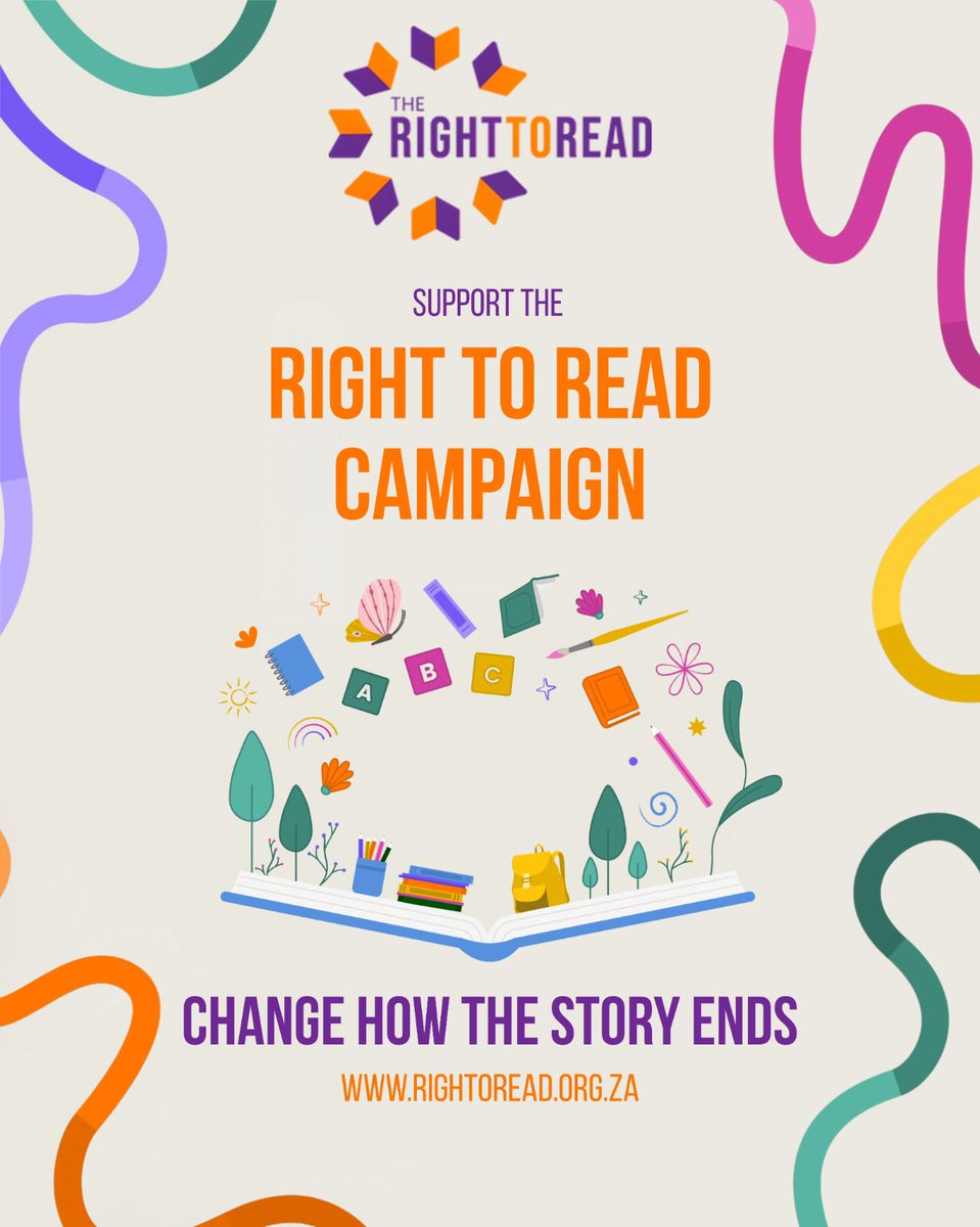 UPChildLaw's tweet photo. The CCL supports the Right to Read Campaign and its mission to ensure that every child can read for meaning by the age of 10.

Literacy is central to the realisation of children’s constitutional rights, including the right to basic education, dignity, and equality. We echo the call for urgent, sustained action to ensure quality teaching, appropriate learning materials, and effective system support in our schools.

Get involved and change how the story ends. Visit the website https://t.co/dWHtSjXFO5
and view the latest newsletter here: https://t.co/GnYVMXdkeE

#RightToRead #ReadingForAll #LiteracyMatters #EducationRights