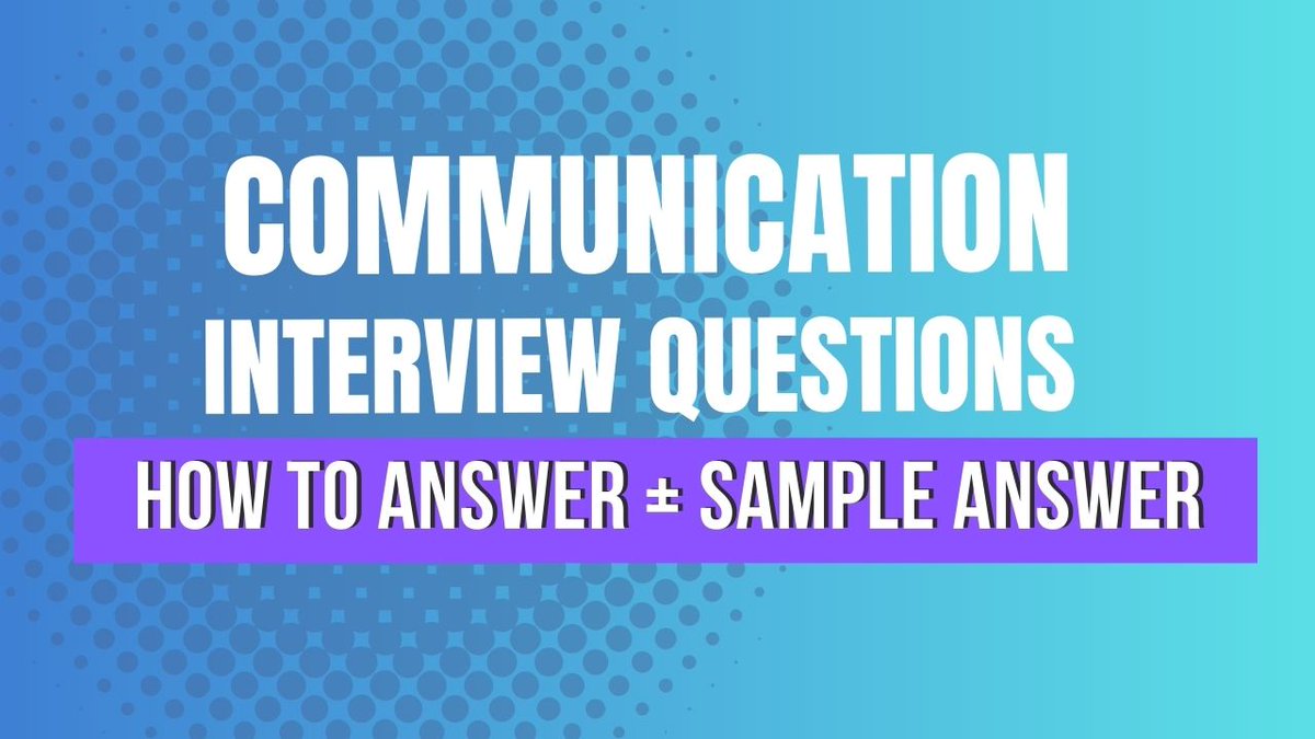 InterviewGold's tweet photo. You will be asked communication skills interview questions — that’s a fact.

https://t.co/3VQiRg7qsE https://t.co/Yt2caLw8We