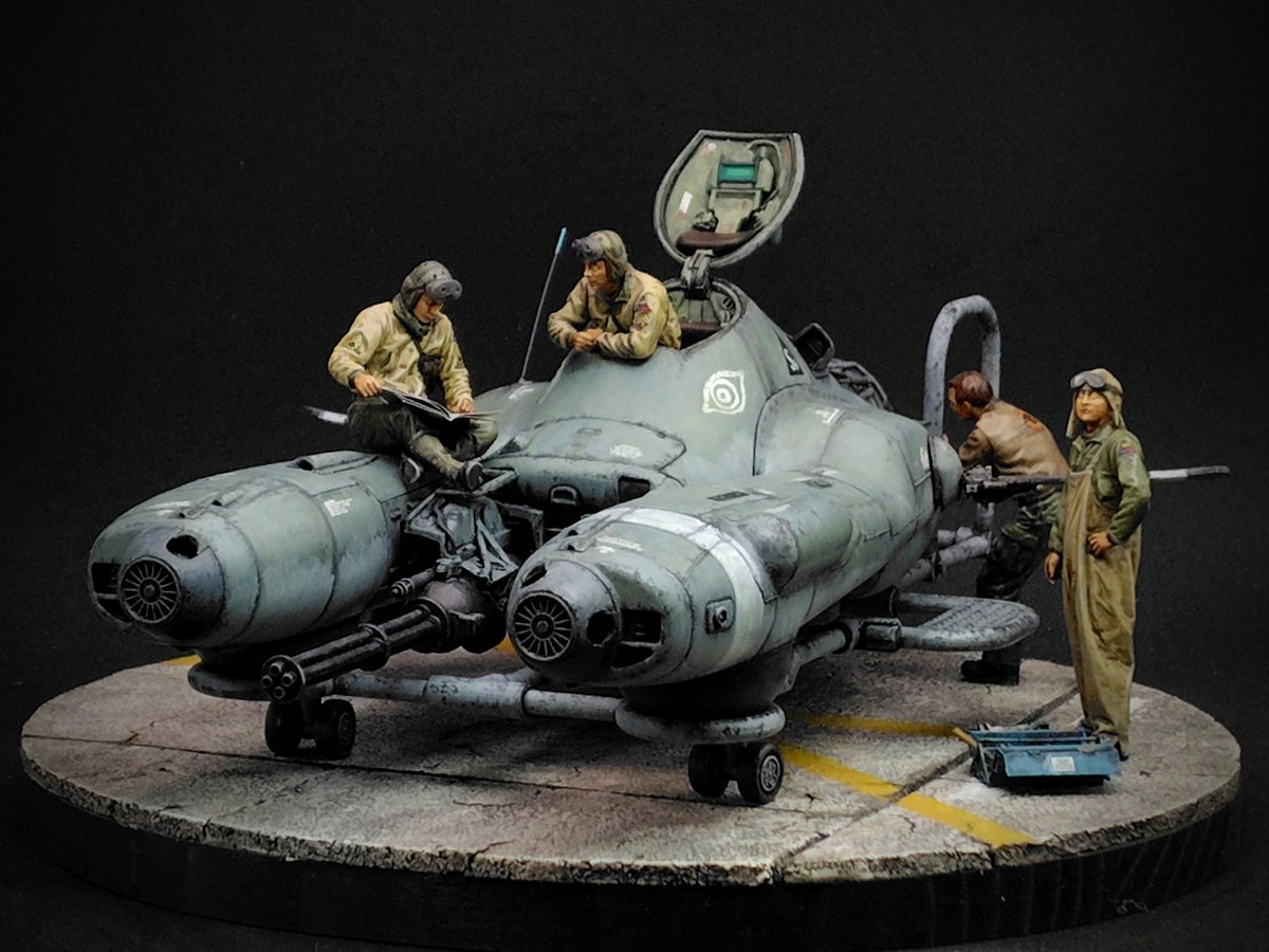 1/35PLAMAX製 #ファルケ制作⑧ MiniArtの工具箱を添えてひとまず完成