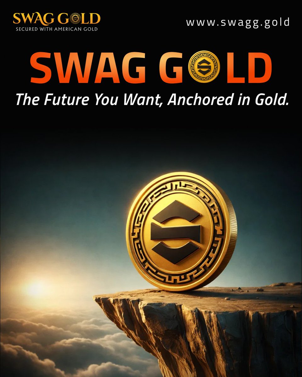 Gold isn’t changing — ownership is.
Swag Gold sets a modern standard for digital gold, backed by real American gold and secured on-chain.
🔗 swagg.gold
📡 t.me/+6X9P0l0Hs3tkM…
#SwagGold #DigitalGold #TokenizedGold 
Note: This is not financial advice.