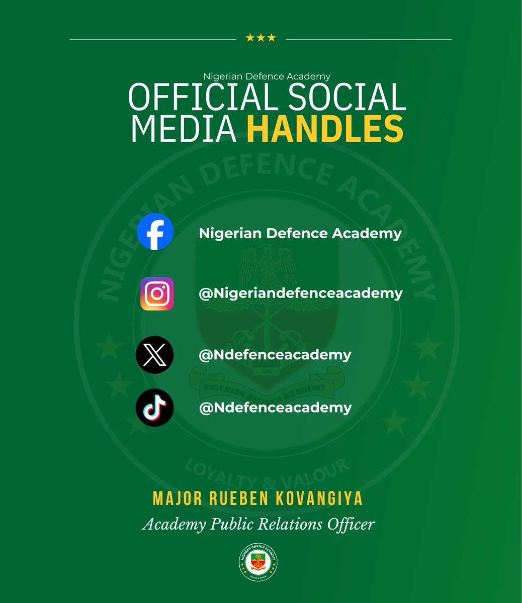 Nigerian Defence Academy tweet media
