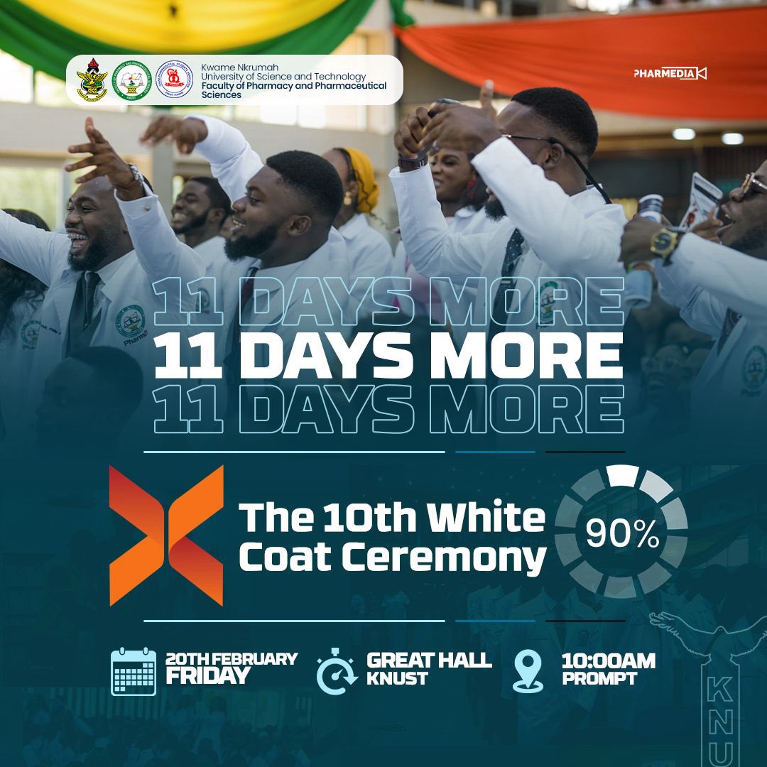 knust_rx27's tweet photo. A milestone.A symbol . A promise 
Our purpose awaits

The countdown begins….⏳
The X is here 🥼 https://t.co/QIHy3X6t5k