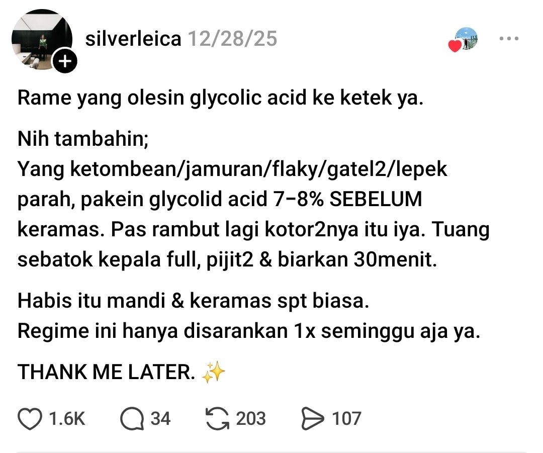 martabakismissu's tweet image. REAL GUYS.. if you struggle with rambut gatel karena ketombe bandel please cobain hygiene hack satu ini, surprisingly beneran efektif 😭👍