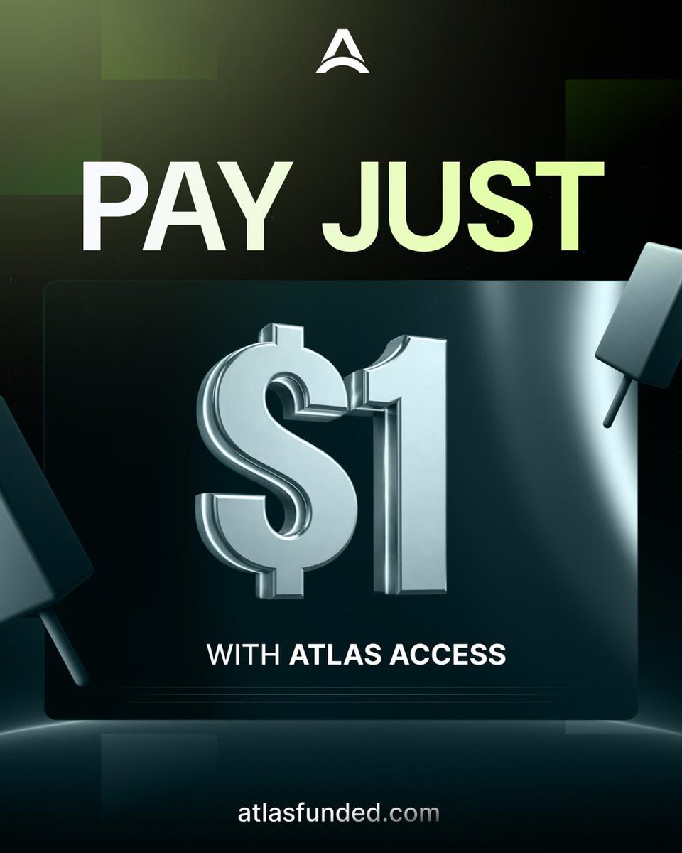 Get Funded with just $1 📢📢

Prove your trading skills with no large upfront cost

Get funded for just $1.
No large upfront fees.
Pay only after you pass.

👇Start for $1 now
atlasfunded.com/start-access/?…
