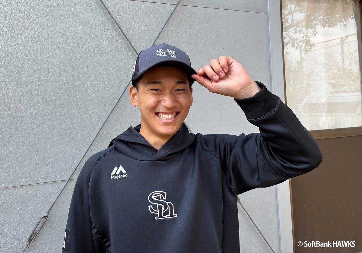 💌キャンプグッズ通信 ＼ キャンプキャップをかぶって笑顔😊 #前田悠伍