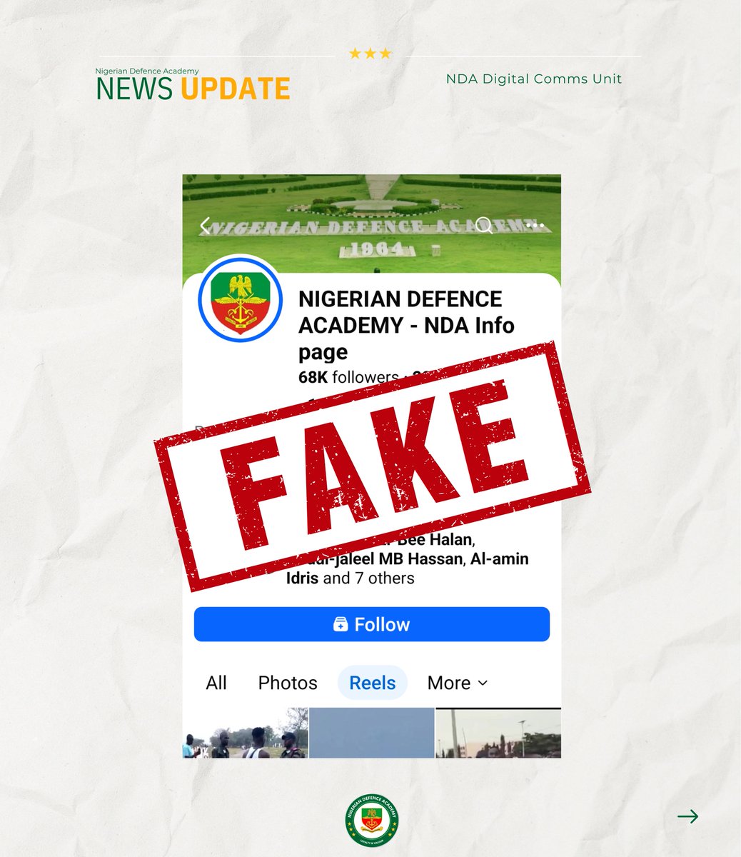 Nigerian Defence Academy tweet media
