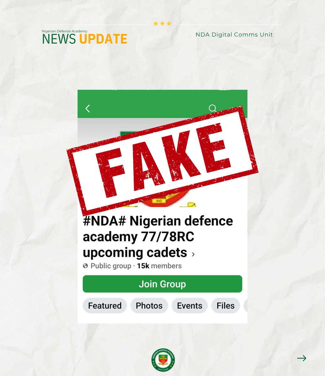 Nigerian Defence Academy tweet media