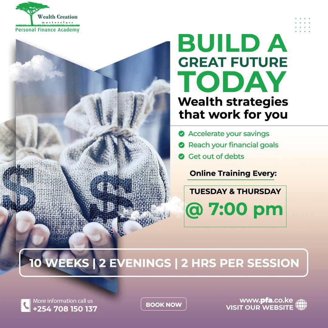 pfa_kenya's tweet photo. - A clear financial roadmap that you will actually use
- Smarter income management strategies
- Confidence in your investment choices
- A mindset shift regarding money
- Strategies for building passive income
- A plan to protect what you build

🗓 Starts: Tuesday, February 24th https://t.co/USnc0TSsyy