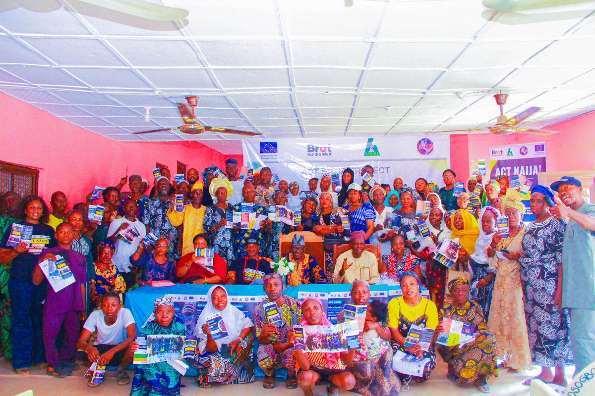 Nisd_ng's tweet photo. The residents equally were grateful for the opportunity given to the community by the European Union in Nigeria through #ACTNAIJA Project.
#Socialprotection4all https://t.co/cuwdtNYr2W