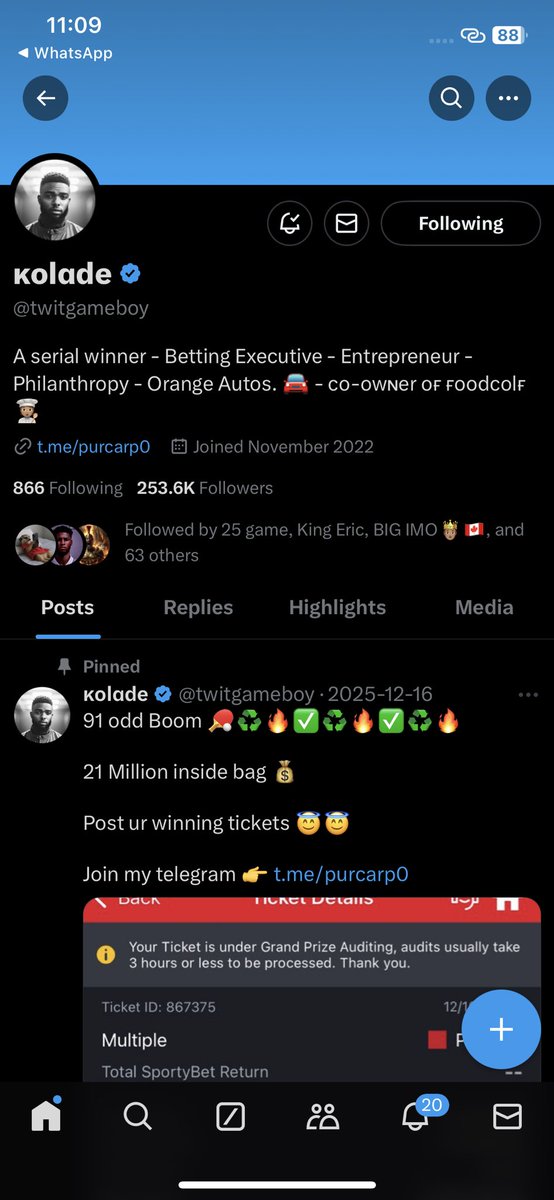 Atst2811Atst's tweet photo. @officialmoore7 @twitgameboy Done boss please remember me that 20k go really put food on me and my family table today 8162523803 Opay 
@officialmoore7 @twitgameboy https://t.co/1Qh5IVrgdr
