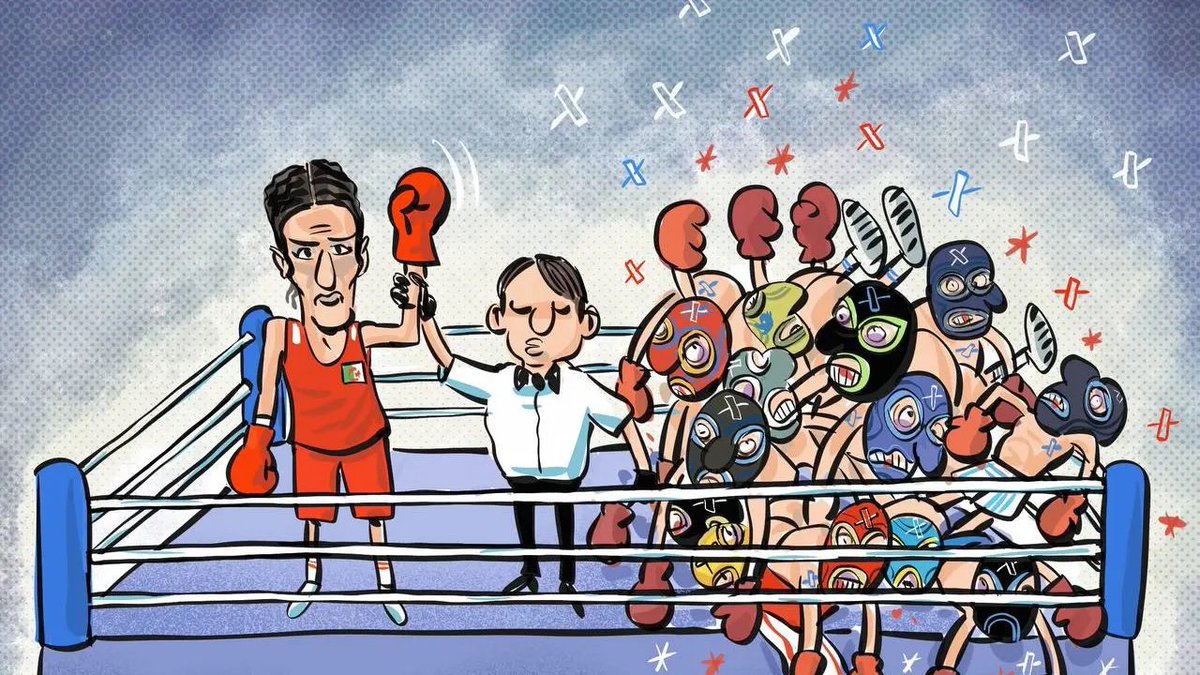 Mujeres basta ya de defender a los hombres mediocres que quieren ganar medallas deportivas a toda costa. 

Imane Khelif no es una víctima: es un abusón, un misógino y un violento. Un poco de empatía con las boxeadoras a las que robó las medallas, por favor