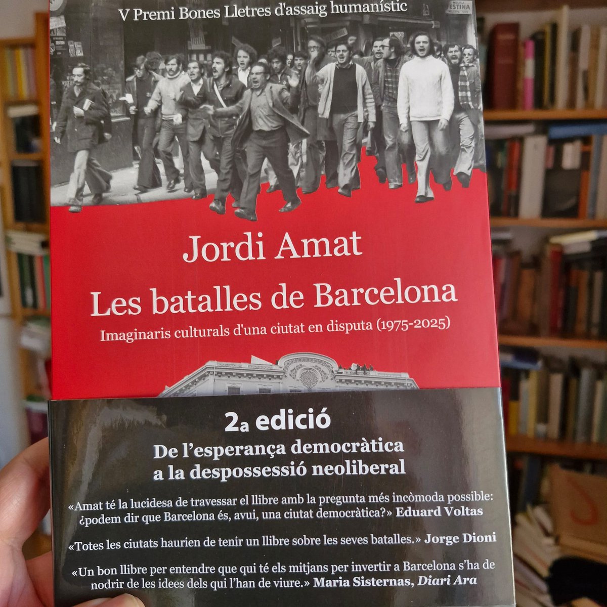 La batalla continua: avui segona edició, demà club de lectura al <a href="/COACatalunya/">Col·legi d’Arquitectes de Catalunya</a> i dijous debat a La Nau de València amb <a href="/JosepBoira/">Josep Vicent Boira Maiques</a> i Paco Cerdà.