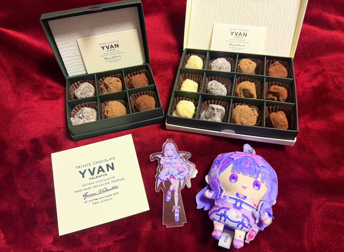 るぴちゃんが紹介してたYVANのイヴァン トリュフ12個入りとシャンパン