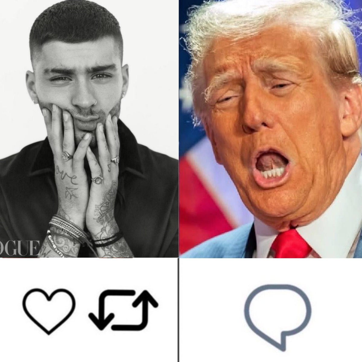 whose side are you on?

like/rt for Zayn                   comment for Trump