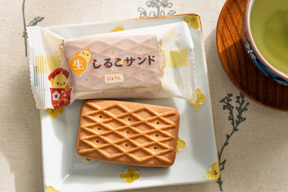 生しるこサンドぴよりん味🐤
しっとりした食感が新しくて美味しかった！ 新しい名古屋のお土産に良いかも！