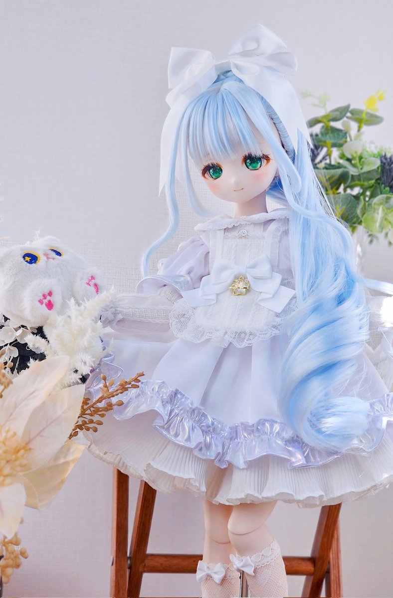 🤍🩵🐾 #狐花っこ #RosenliaDoll