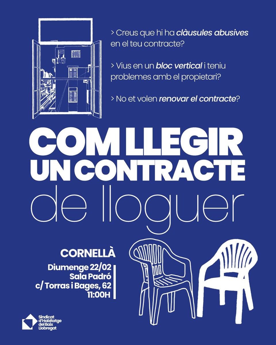 Sindicat d'Habitatge Baix Llobregat tweet media