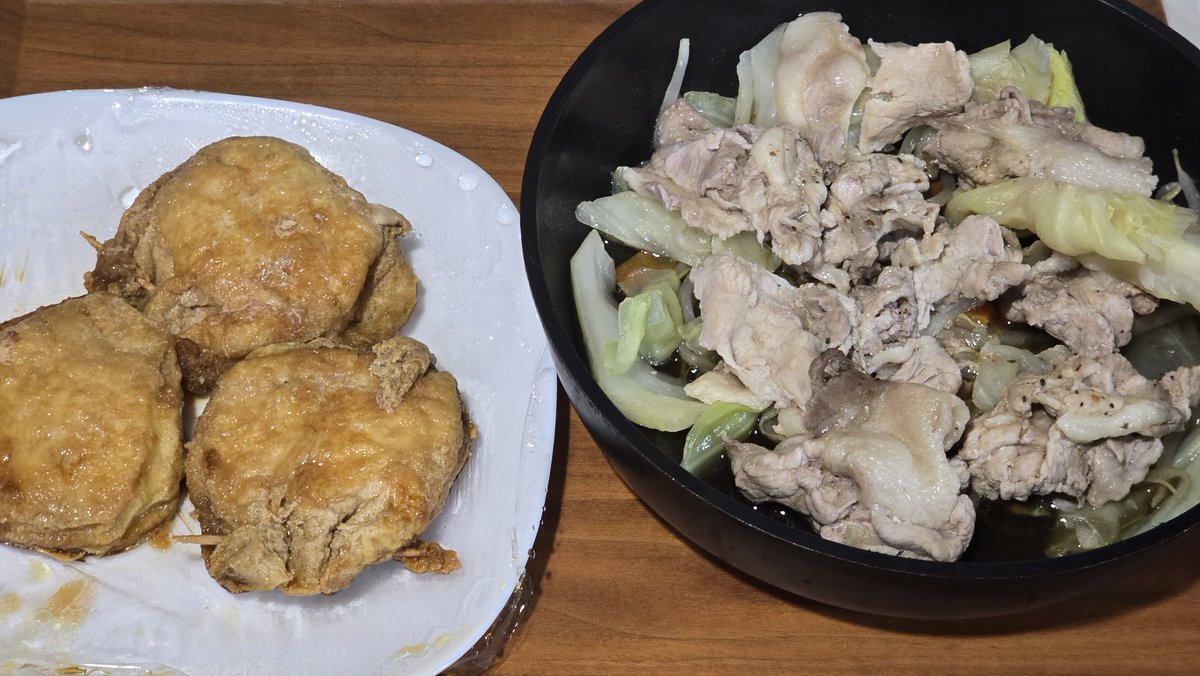 dieta_6755's tweet photo. 今日も自炊がんばった！
仕事忙しくなってからタムパ重視でお惣菜たべてたけど
作った方が美味しいし沢山食べれるしカロリー低い！感動！ https://t.co/95a8L6XGyW