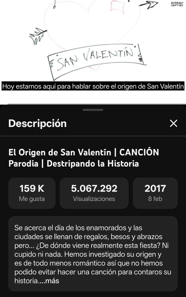 Ayer se cumplieron 9 años desde el lanzamiento de "El Origen de San Valentín", dando inicio a la serie #DestripandoLaHistoria con <a href="/pascuyrodri/">Destripando la Historia</a> #DLH

¡Feliz aniversario! 🎂