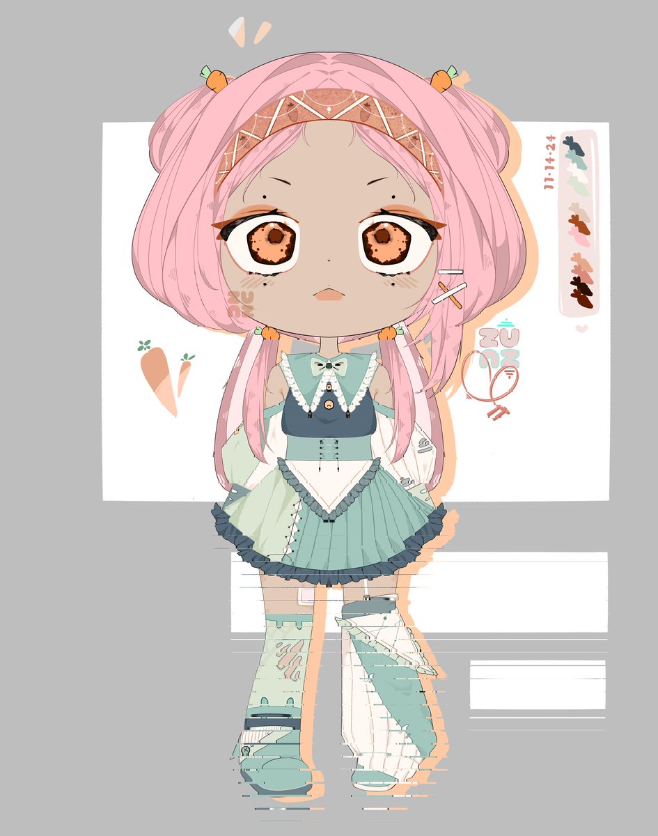 Tzu_zuu's tweet photo. I forgot to post this redesign of my OC ( ˶°ㅁ°) !!! I thought i already posted it its been rotting in my gallery! 
#oc #ocart #ocredesign https://t.co/kn5VmErgP1