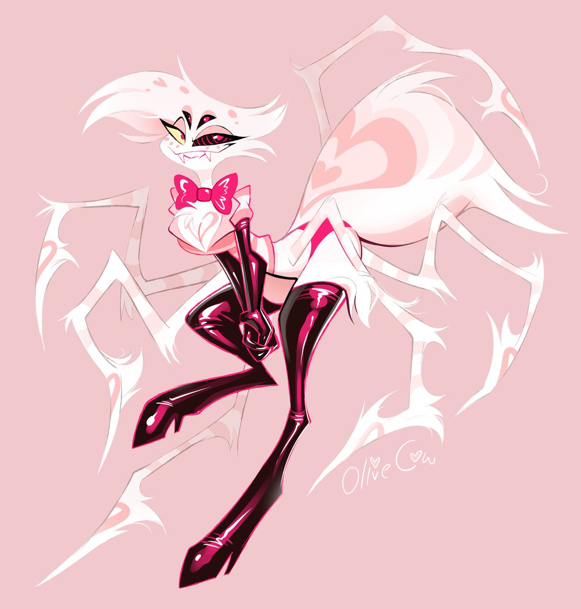 Needed to see Angel Dust more spider-y! 🕸️🕷️