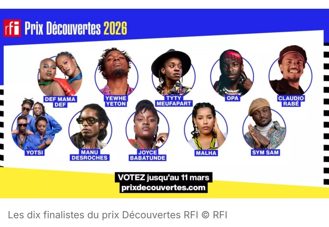 Le 237 🇨🇲 est représenté parmi les finalistes des prix découvertes de <a href="/RFIMusique/">RFI Musique</a> par <a href="/JoyceBabatunde/">Joyce Babatunde</a> ✨️
Elle a tout pour ramener le trophée à la maison, mais le dernier mot nous appartient.  
Votons dès maintenant afin qu'elle puise le ramener.
🔗rfi.fr/fr/musique/202…