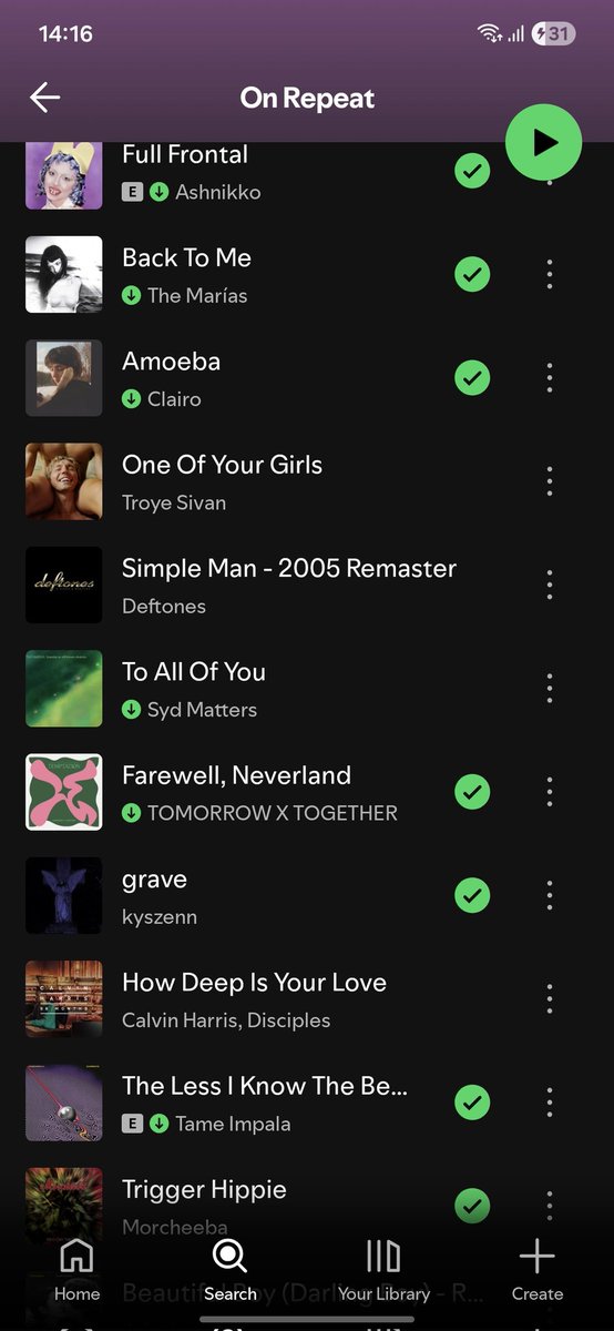 Icon vs on repeat🤎