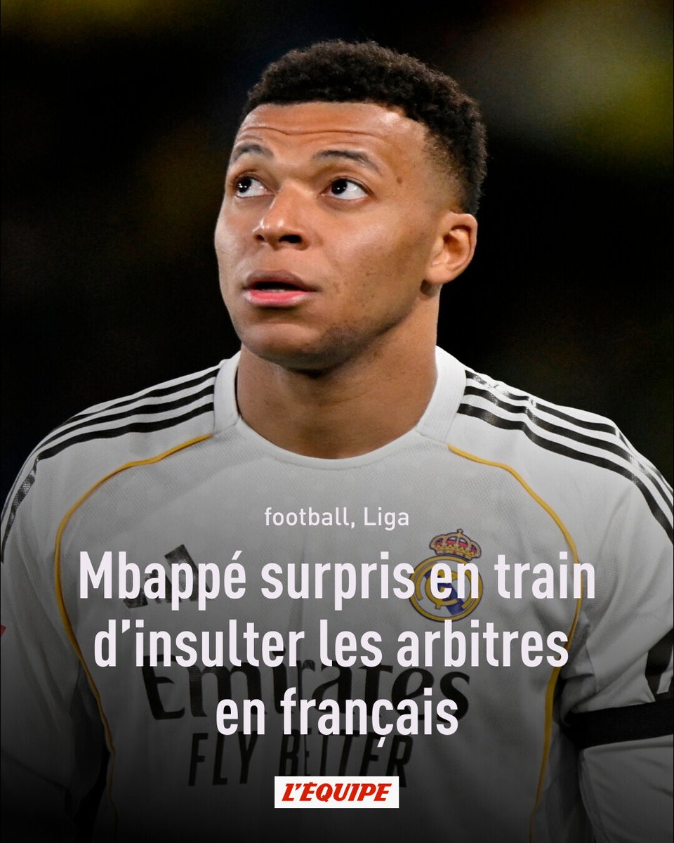 Le craquage de Kylian Mbappé contre les arbitres lors de Valence-Real Madrid : « C'est trop des bouffons » l.lequipe.fr/uHo