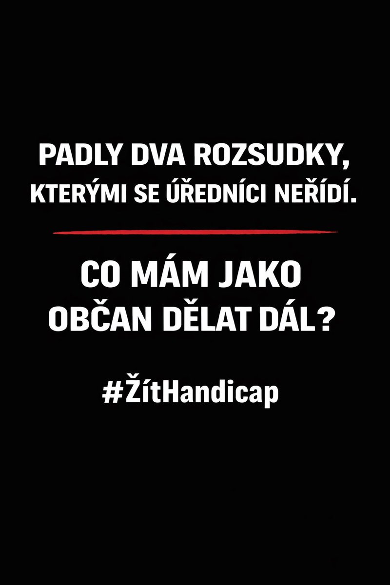 Marie_Zemanova_'s tweet photo. 🧑‍⚖️VY PŘECE VŠECHNO VÍTE...
Moc prosím zejména právníky, ale i politiky a novináře. 
🏤 Jde o spor s ministerstvem práce a sociálních věcí a správní právo. 

✌️ Vyhrála bych zřejmě i potřetí, ale...
To není řešení. ♻️
❔Co teď? Výbor OSN pro práva osob se zdravotním postižením, Evropský soud pro lidská práva? 
🙏🏻 Za každou radu budu vděčná. I za zvýšení dosahu.

👉🏻 Causa PnP👨‍🦯🦻 
Jsem (prakticky) nevidomá a mám sluchové postižení. Po 5 letech pobírání 2. stupně příspěvku na péči mi byl natrvalo snížen. S tím jsem nesouhlasila a již dvakrát vyhrála u Krajského soudu v Praze nad MPSV. To právní názor soudu odmítá.
#ŽítHandicap
@usoud_official 
@Nejvyssisoud 
@ceska_justice
@ochranceprav 
@juchelkaa
@MJureka 
@BaraUrbanova 
@JulieMontek
@SemSuchar 
@michalblaha 
@JindrichSidlo2 
@SeznamZpravy 
@JiriHynek 
@cestmirstrakaty 
@BarboraLoudova 
@ZuzanaHronova
@PetrosKecyaPoli 
@michalpur 
@LubosKrec