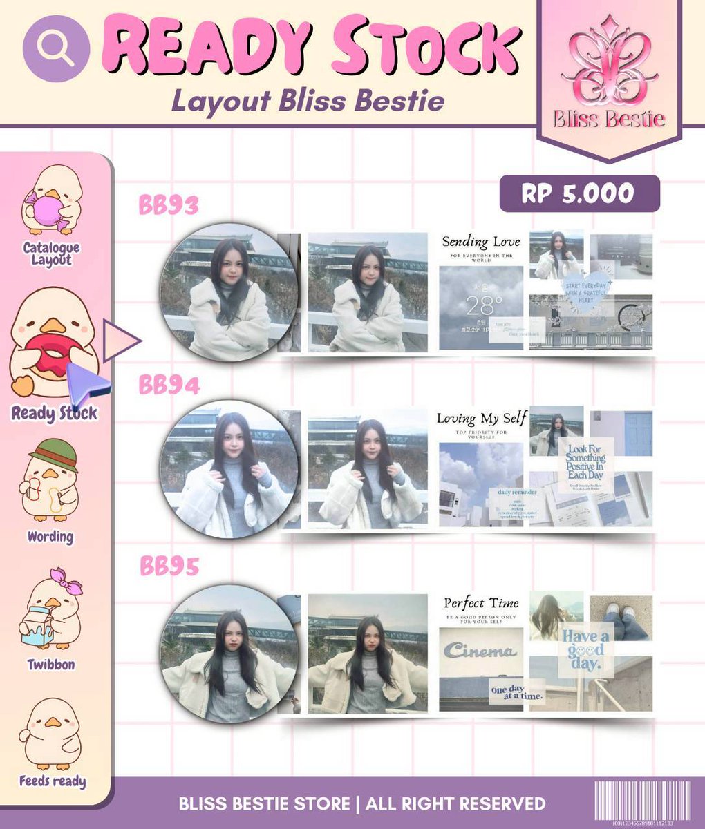 Blissbestrv2's tweet image. Sore bestie, minta RT-nya boleh ya? Thank u! 😍🫶
Anw Blissbestie kembali membawakan RS Layout terbaru nih all Carmen, start from 5k only! Yuk jemput yuk di DM atau chat ke Wabis tertera di bio yaw! 🩷😙 #zonauang