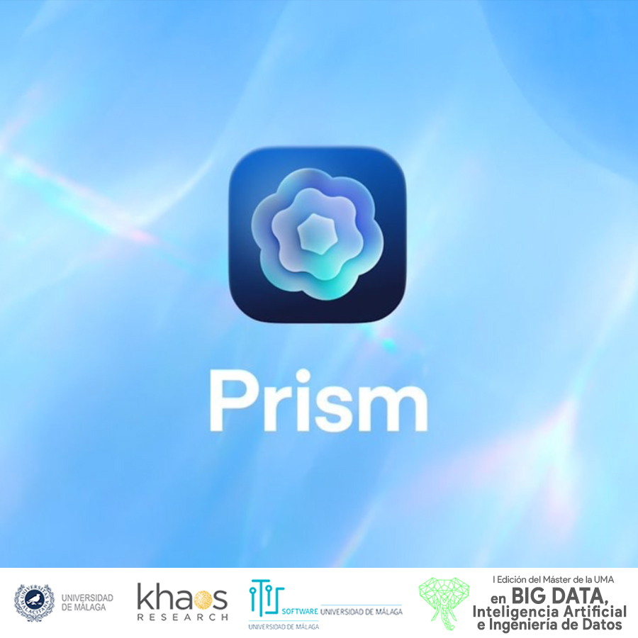 BigDataUMA's tweet photo. ¡OpenAI lanza PRISM! La herramienta gratuita que cambiará la ciencia para siempre. 

✅ Edición LaTeX nativa. 
✅ Razonamiento científico. 
✅ Colaboración en tiempo real sin límites. 
✅ Búsqueda directa en arXiv.

#OpenAI #Prism #GPT5 #BigData #IA #Ciencia #UMA #Investigación https://t.co/haaYbJuAAB