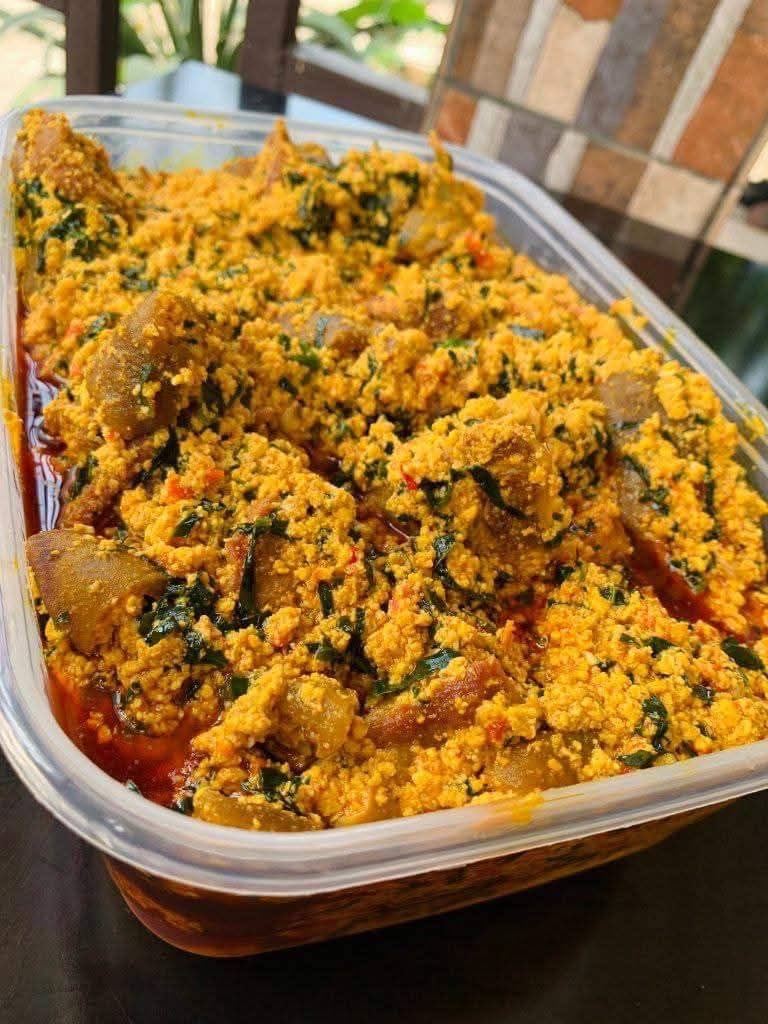 Yoriba food.                 Igbo food.