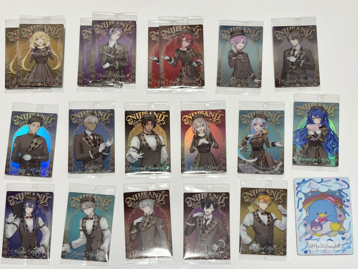 lalachaq68's tweet photo. 【交換】にじさんじ ウエハース2

譲：画像1枚目
求：画像2枚目

郵送希望

1枚からでもお気軽にお声がけください🙇‍♀️ https://t.co/wOymUlIED0